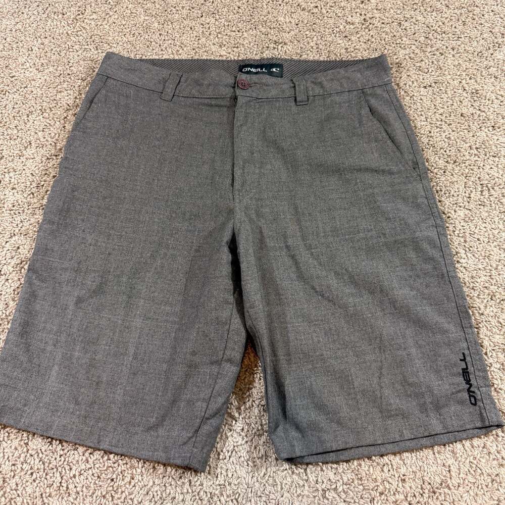 O’Neill Trend Hybrid Walk Shorts Mens 32 Gray Surf Golf Casual Performance